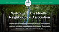 Desktop Screenshot of muellerneighborhood.org