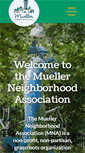 Mobile Screenshot of muellerneighborhood.org